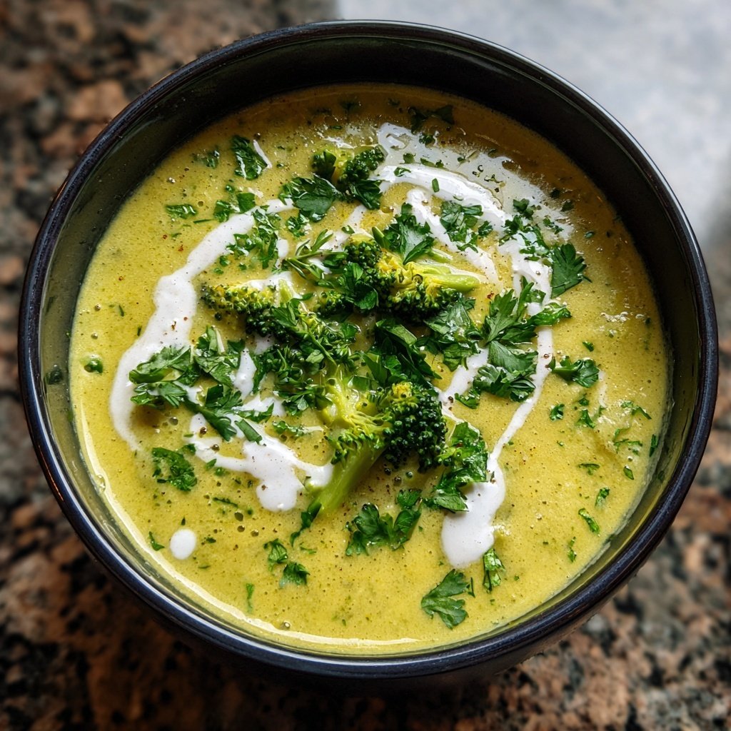 Brokkoli Suppe Mit Frischkäse