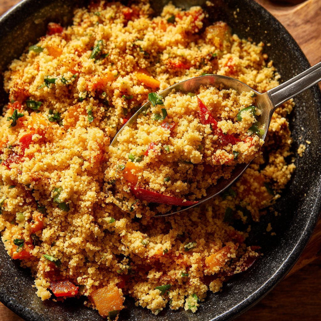 Mittagessen mit Couscous