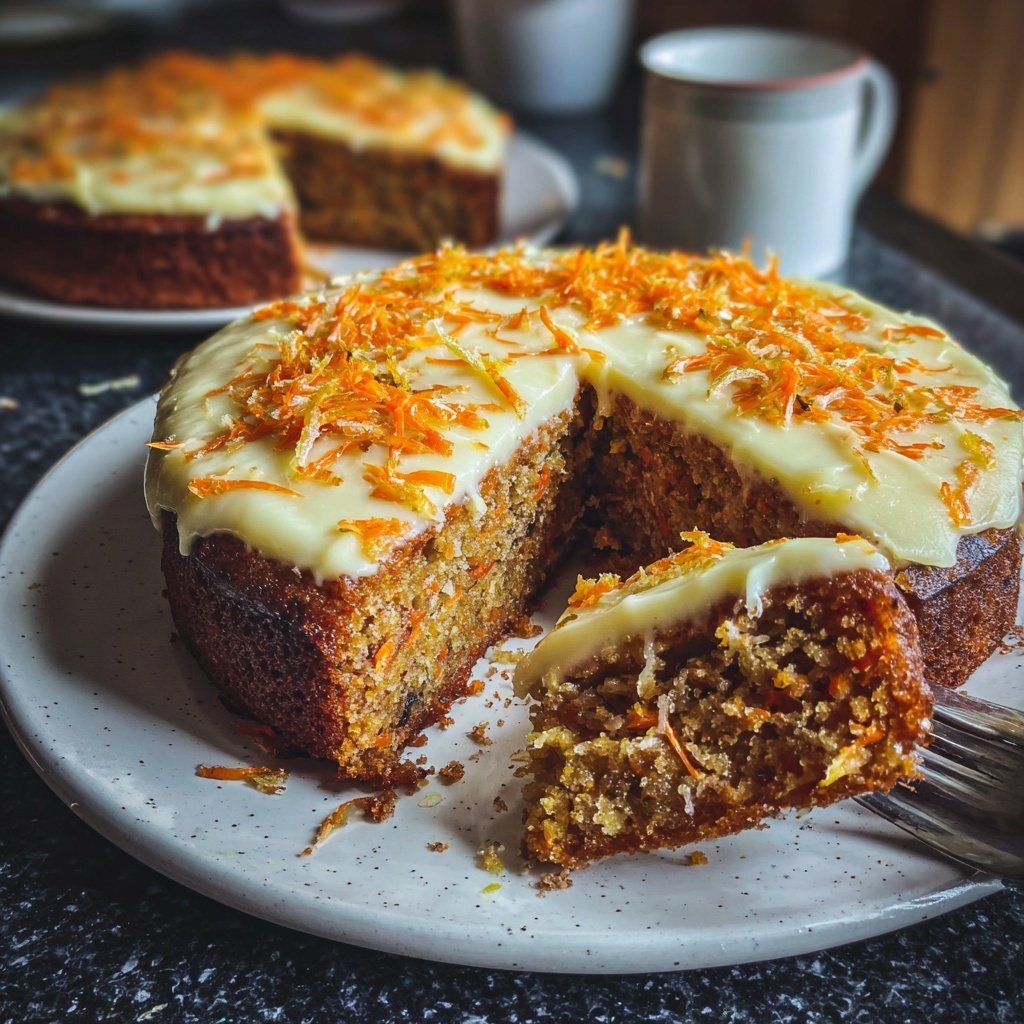 Karottenkuchen Mit Frischkäse Zitronen Creme