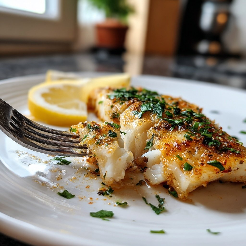 Kalorienarmes Fischgericht