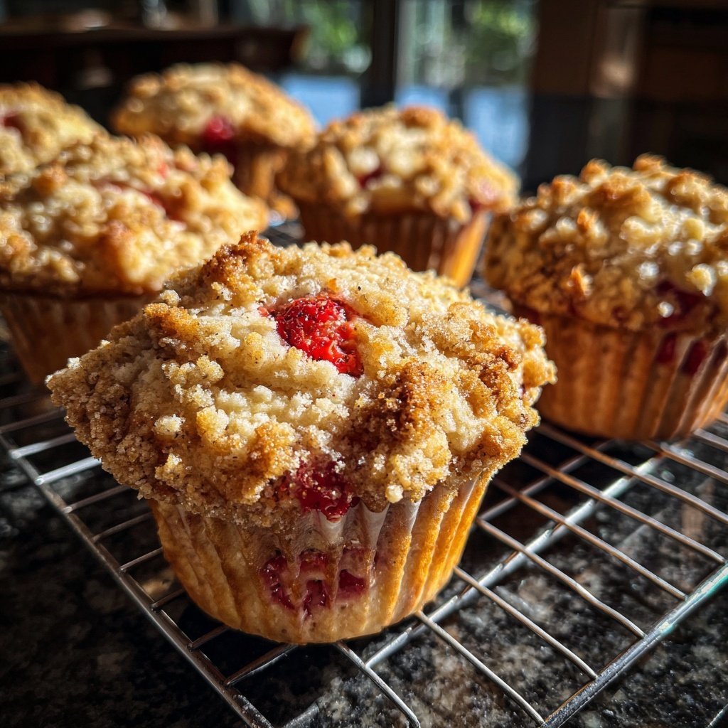 Erdbeer Streusel Muffins