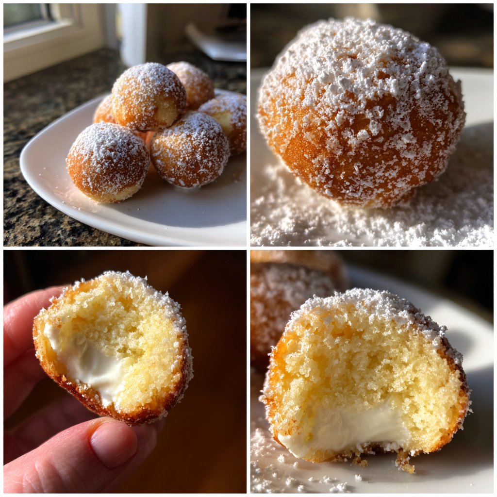 Quarkbällchen mit Vanillequark