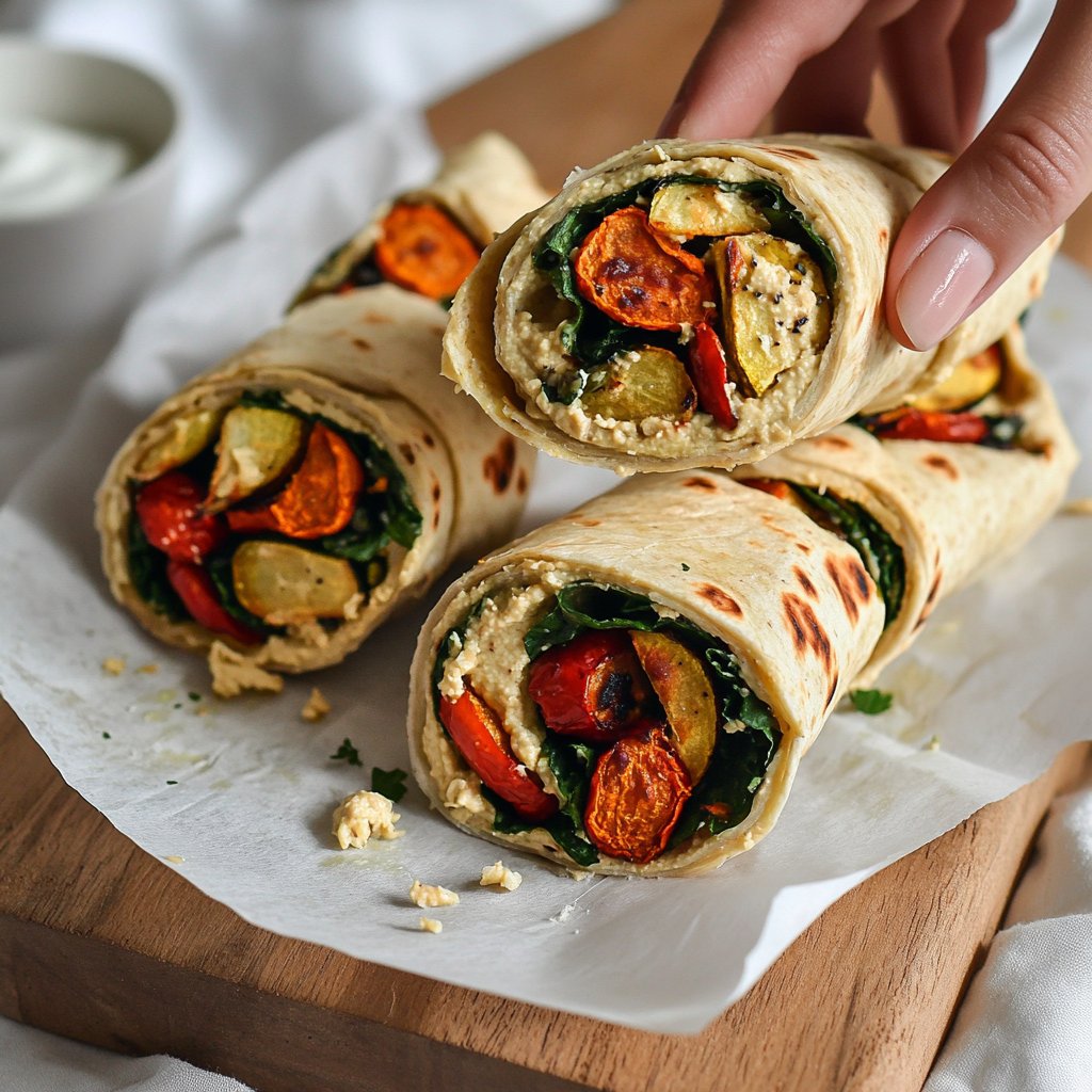 Wraps mit Hummus