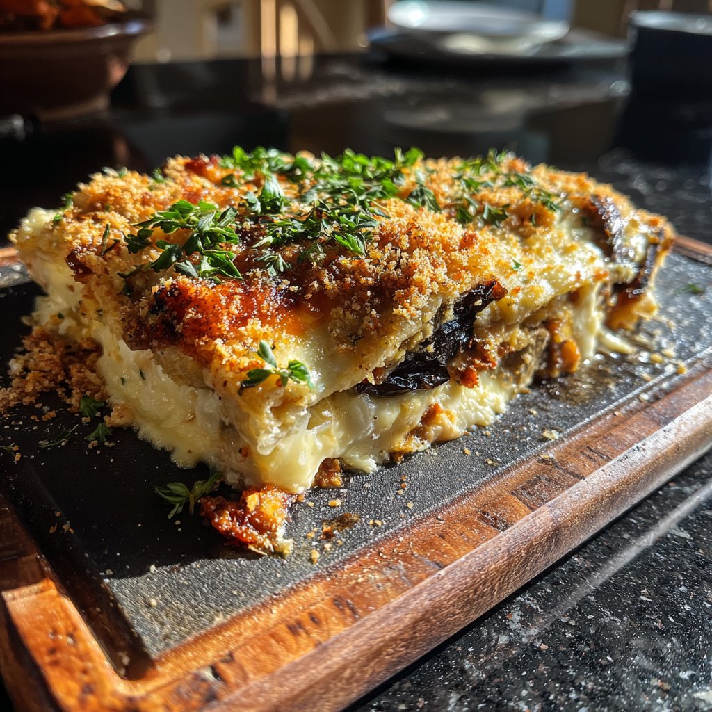 Auberginenauflauf cremig