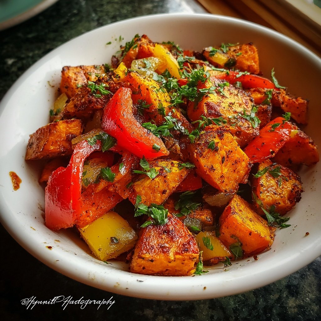 Ofen Süßkartoffeln Mit Paprika