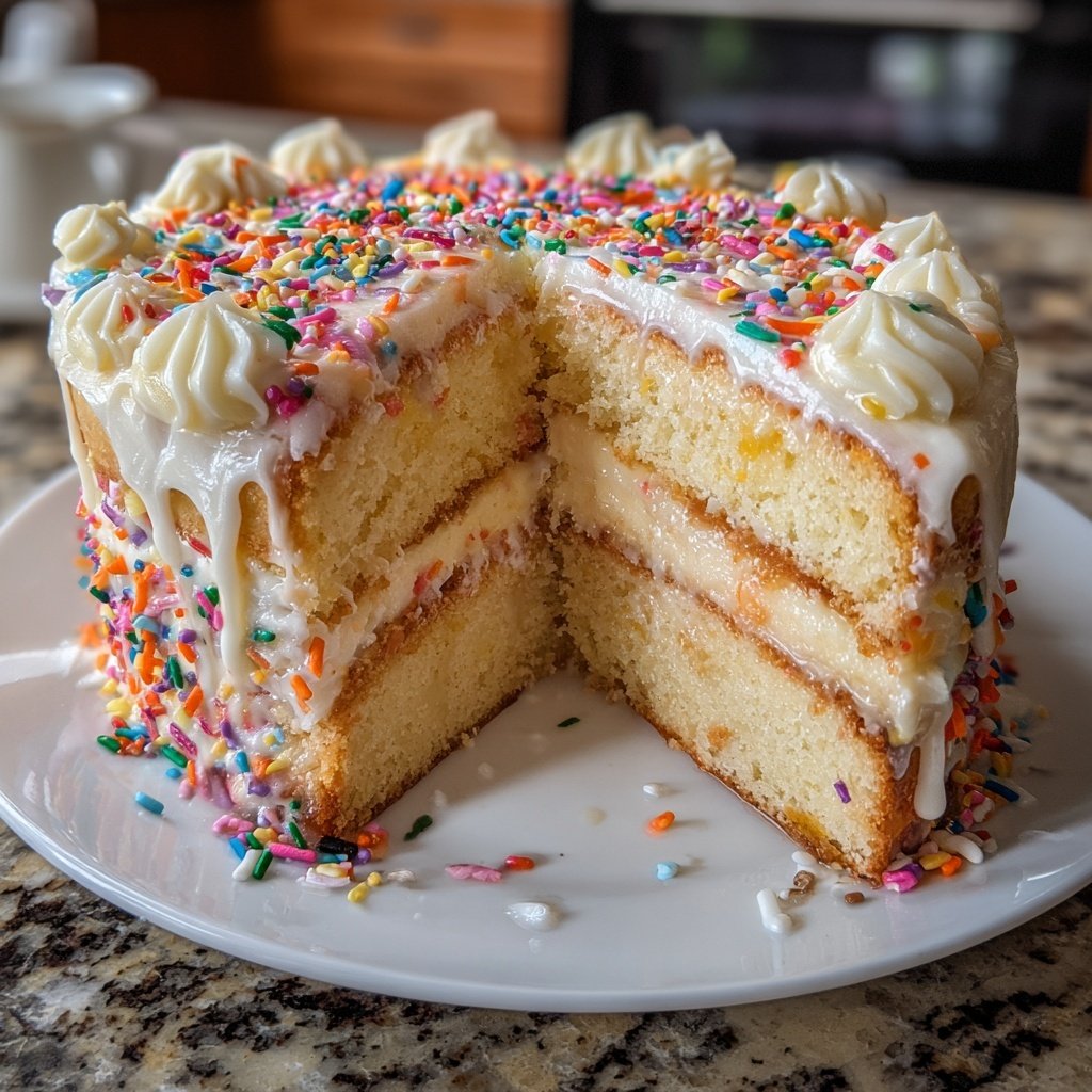 Geburtstagskuchen saftig