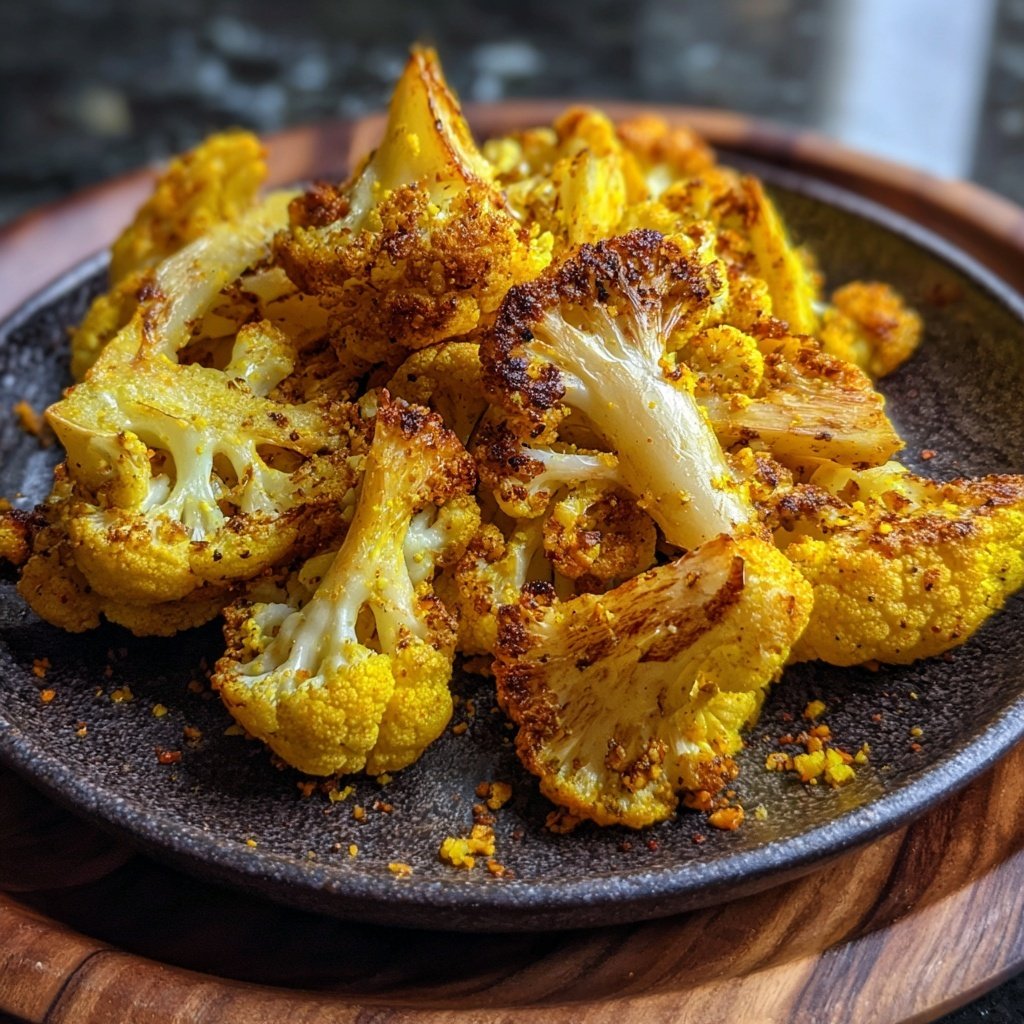 Blumenkohl Pfanne Mit Kurkuma