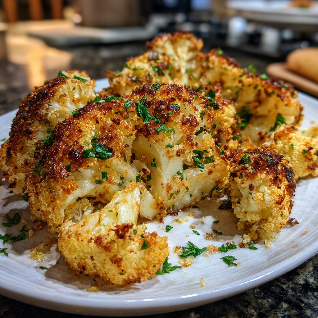 Blumenkohl mit Knoblauch