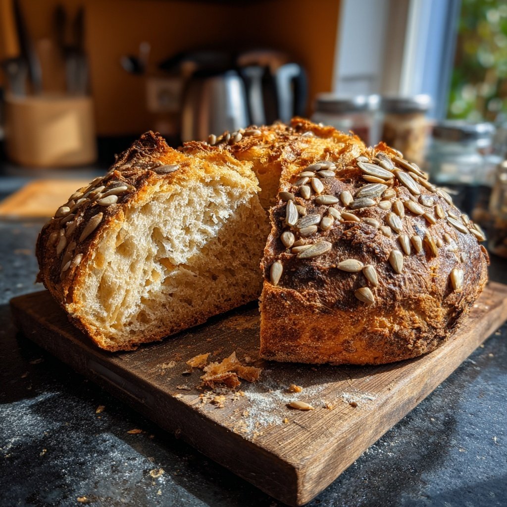 Zupfbrot Mit Sonnenblumenkernen